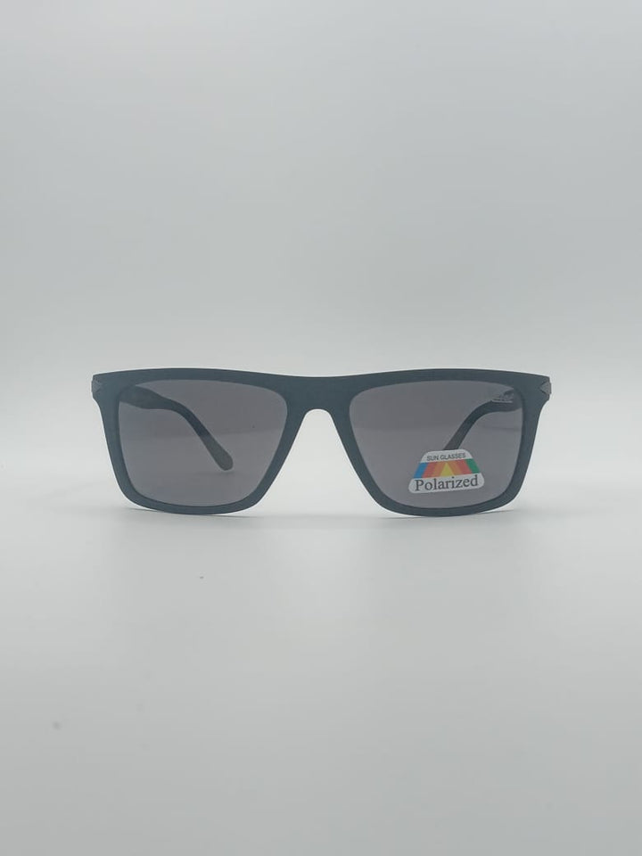 Acetate Black Frame Men's Sunglasses-041