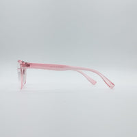 Cat Eye Pink & White Frame Women's Optics-090