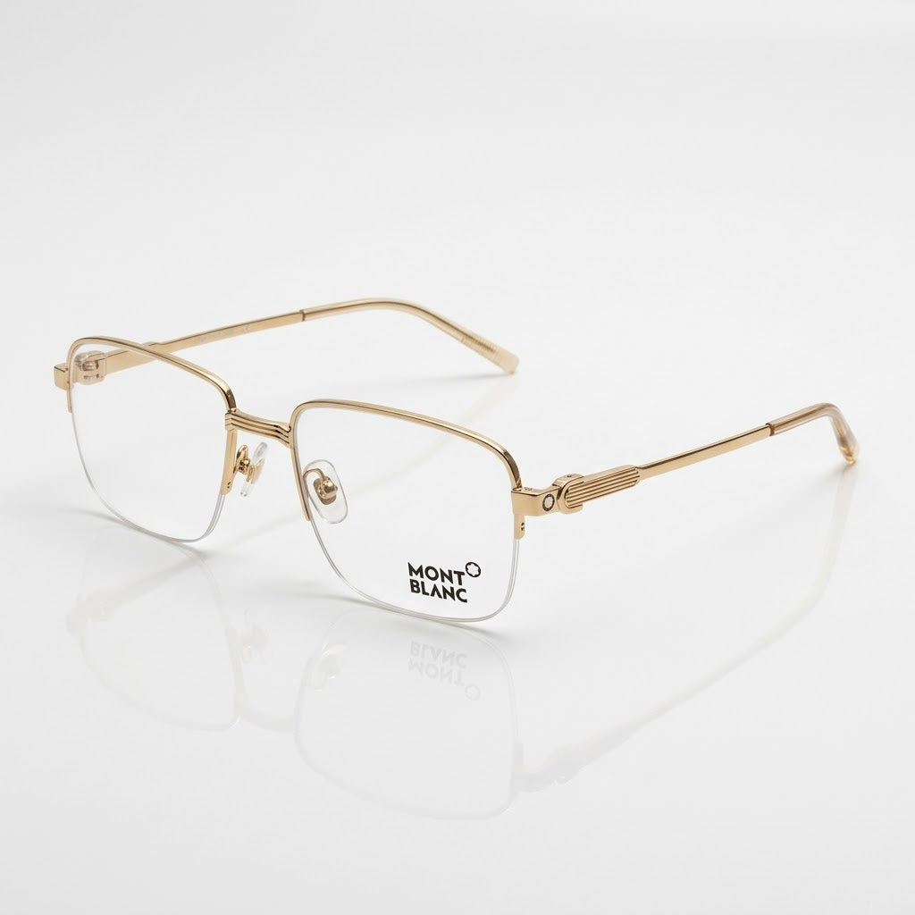 Metal half rim optics-574