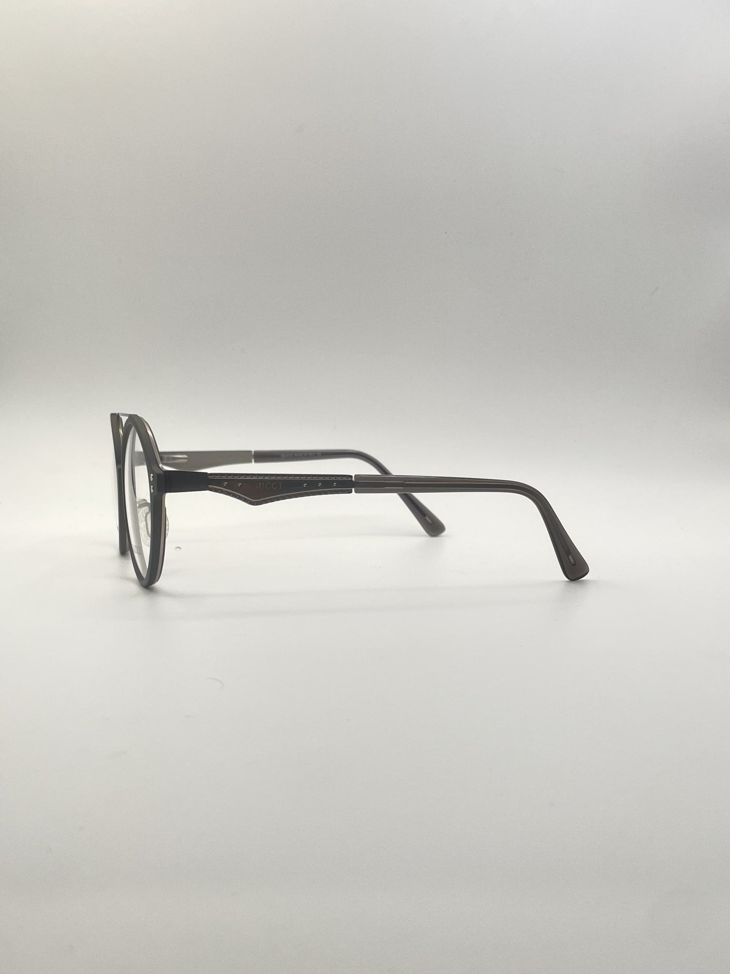 Circular Black Frame Men's Optics-275