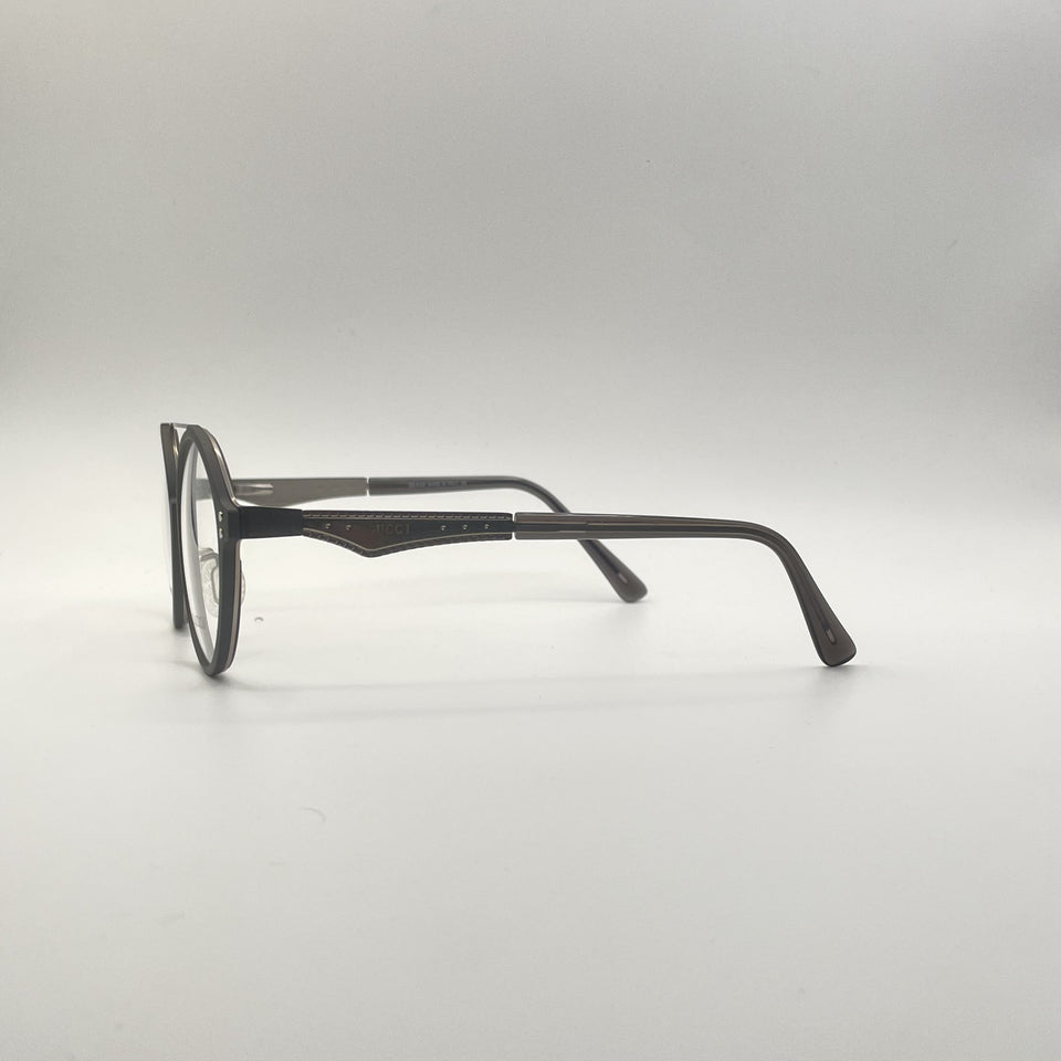 Circular Black Frame Men's Optics-275