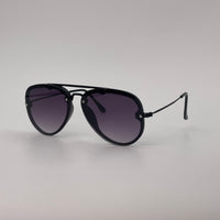 Black aviator type sunglass-259