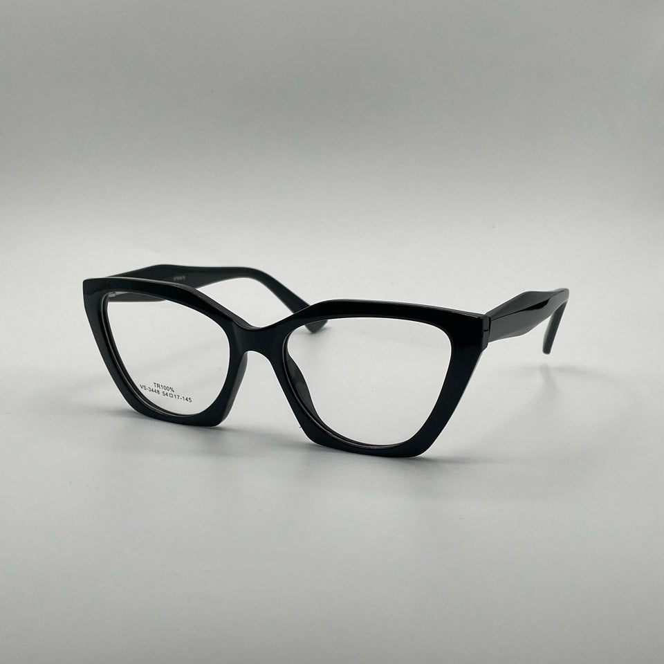 Cat Eye Black Frame Women's Optics-364