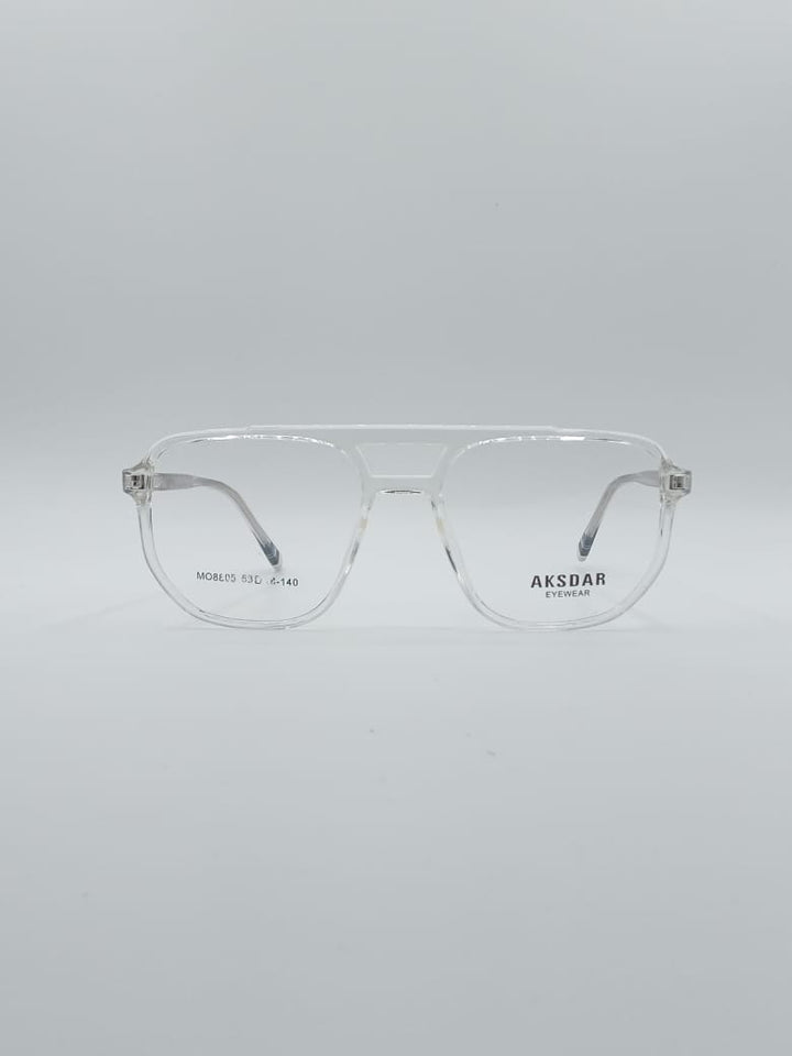 Geometrical Translucent Frame Men's Optics-117
