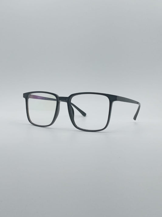 Acetate Black Men's Frame Optics-035
