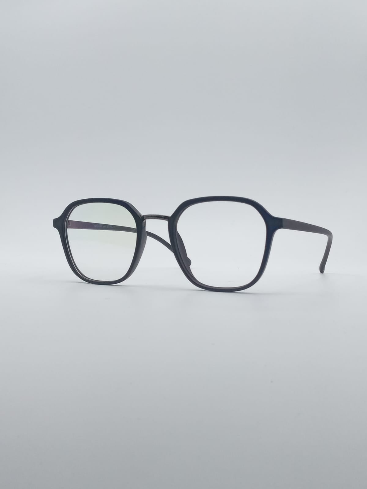 Soft Square Black Frame Optics-011