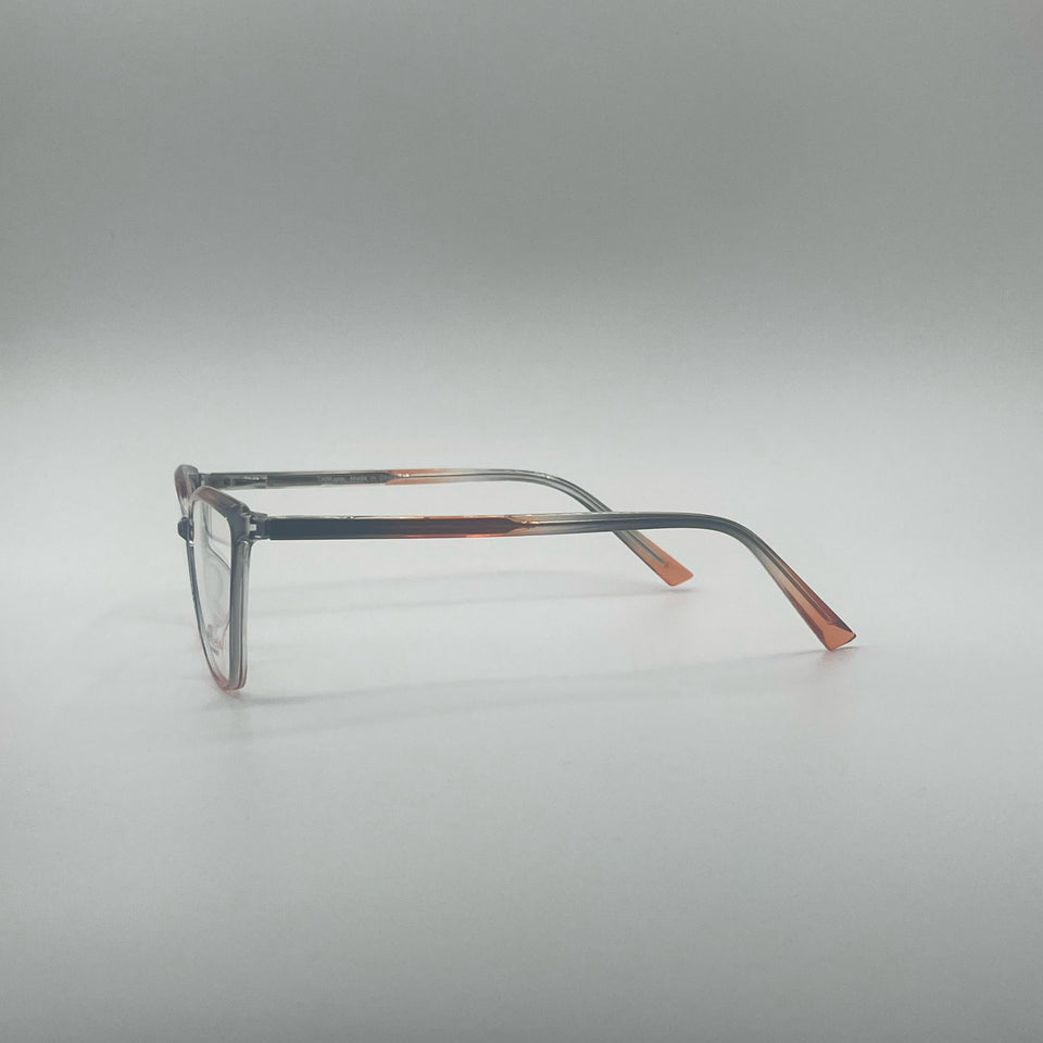 Cat Eye Grey & Orange Frame Women's Optics-386