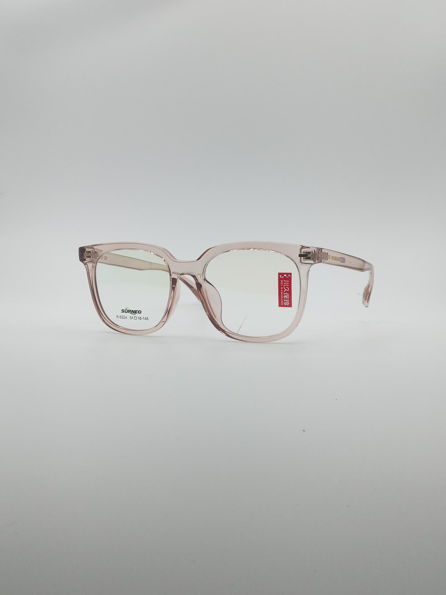 Acetate Light Pink Frame Unisex Optics-165