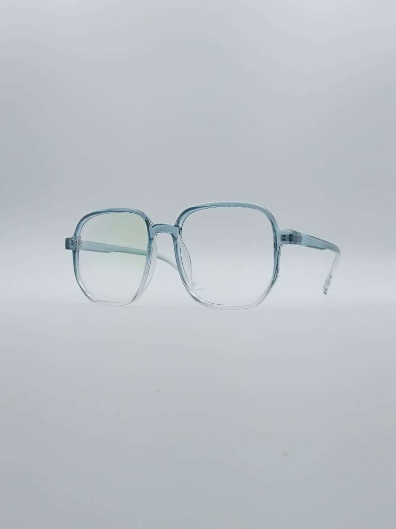 Acetate Blue and White Frame Kids Optics-135