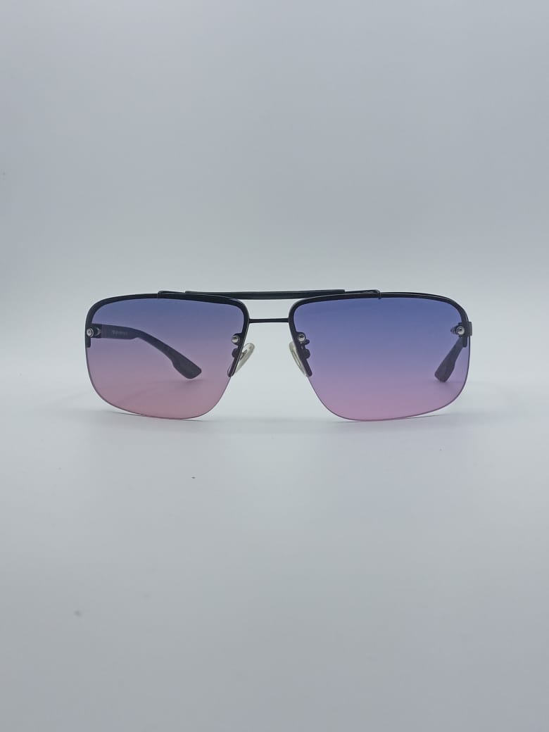 Acetate Black Frame Men's Sunglasses-044