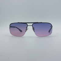 Acetate Black Frame Men's Sunglasses-044