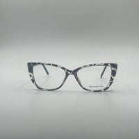 Cat Eye Black & White Frame Women's Optics-379