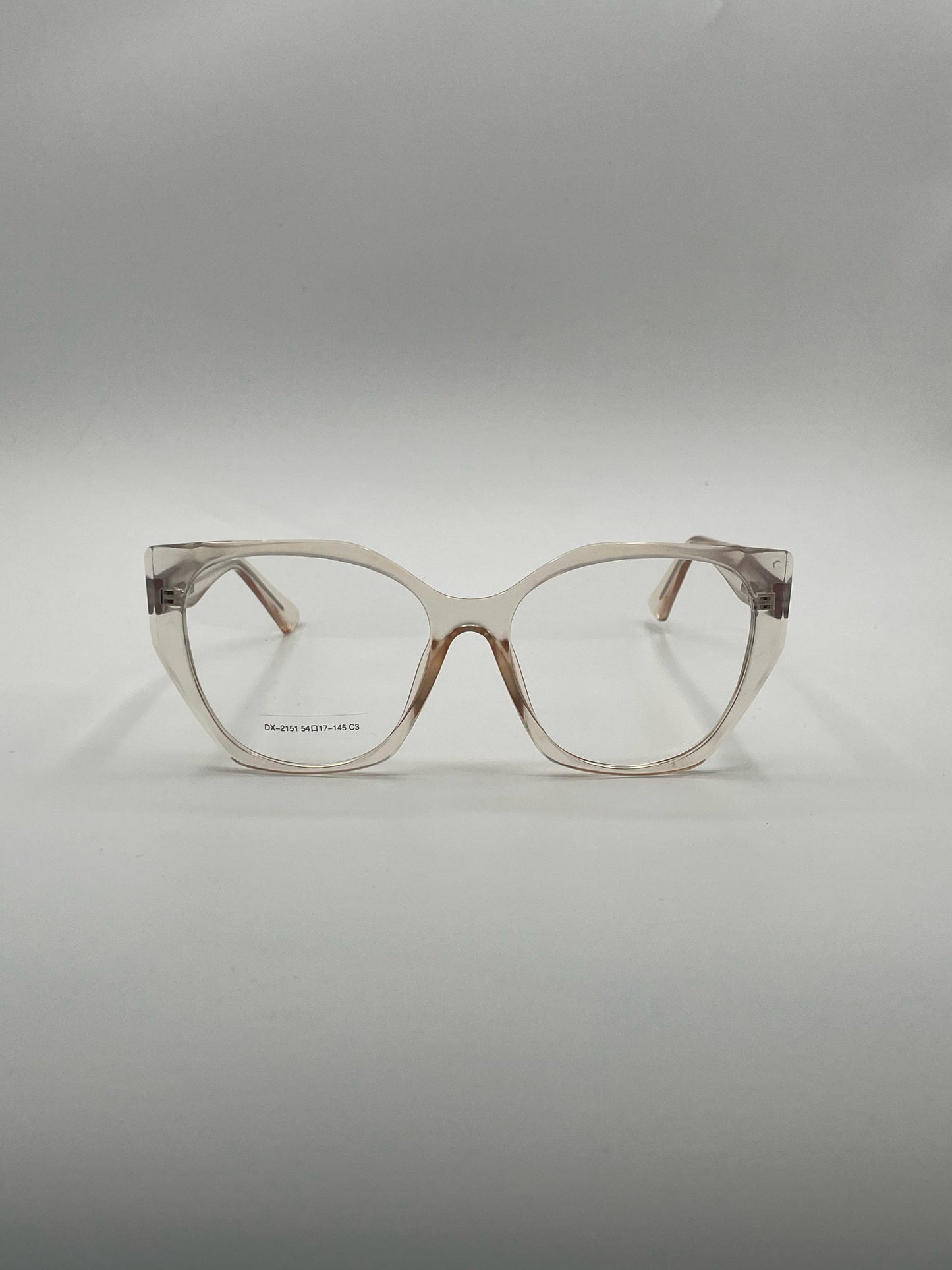 Cat Eye Translucent Frame Women's Optics-357