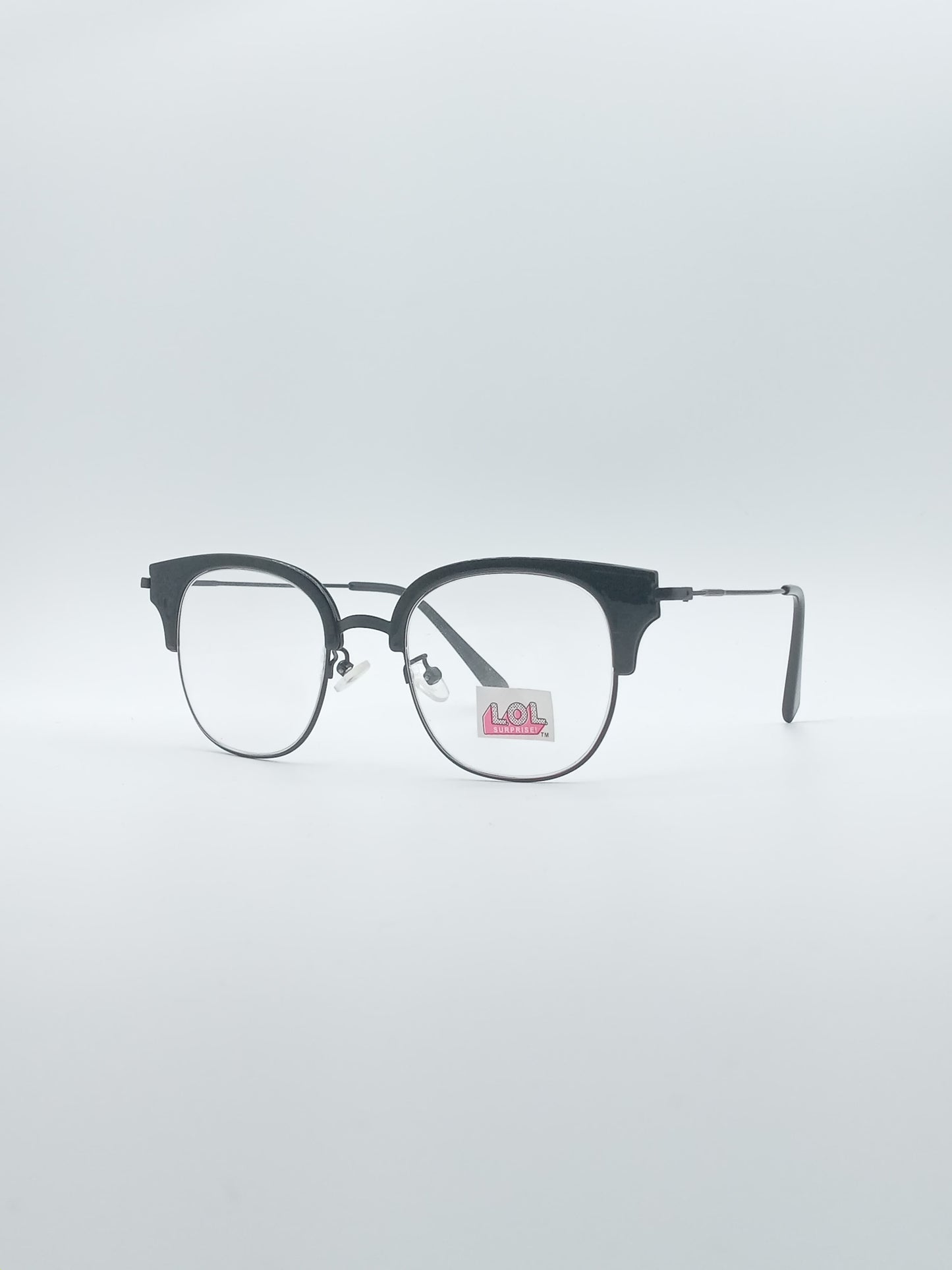 Retro Aviator Black Frame Unisex Optics-193