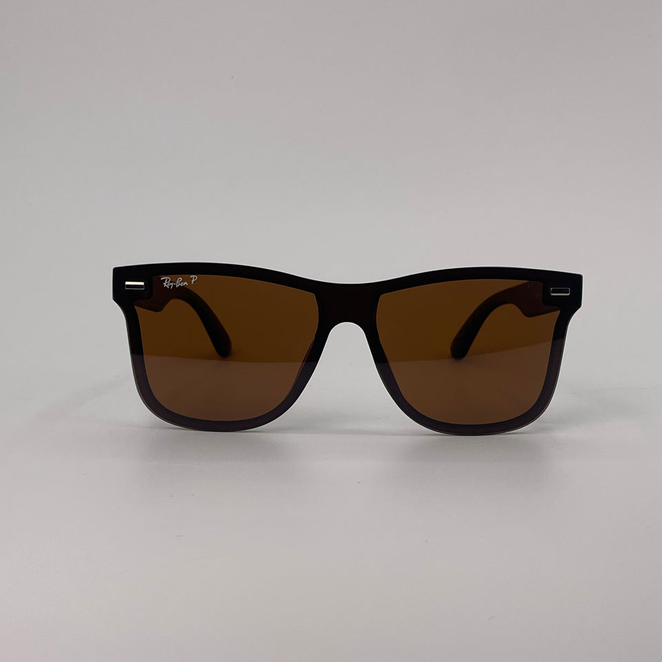 Brown polarized sunglasses with plasitc body-251