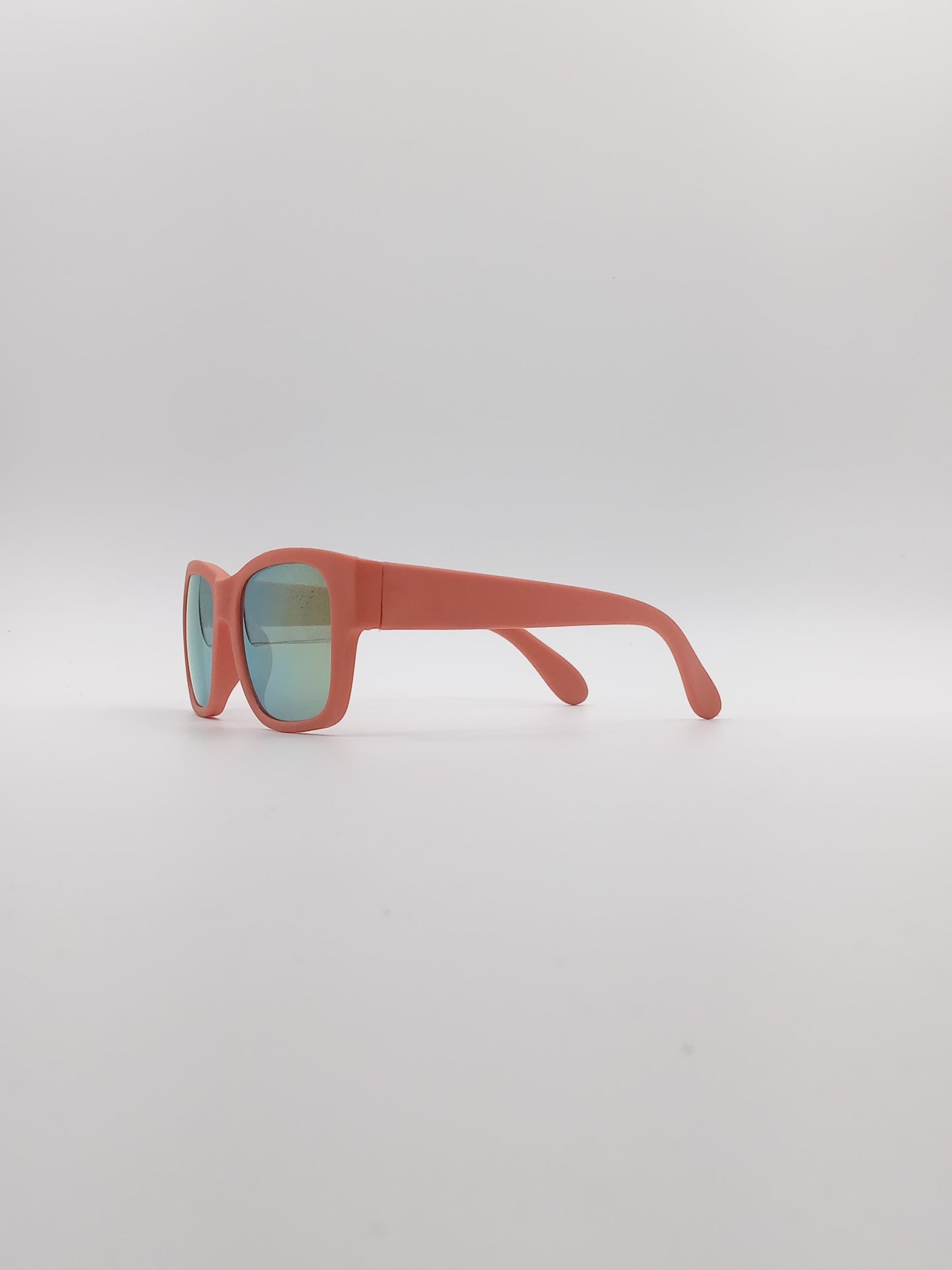 Acetate Orange Frame Kids Sunglasses-064