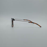 Angular Black & Orange Frame Men's Optics-205