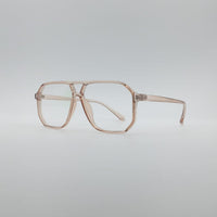 Geometrical Bronze Men's Frame Optics-025