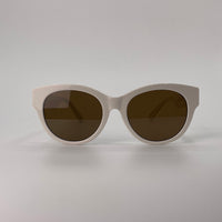 Cat eye white sunglass-286