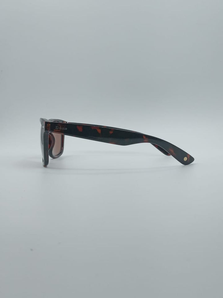 Acetate Tortoise Frame Unisex Sunglasses-010