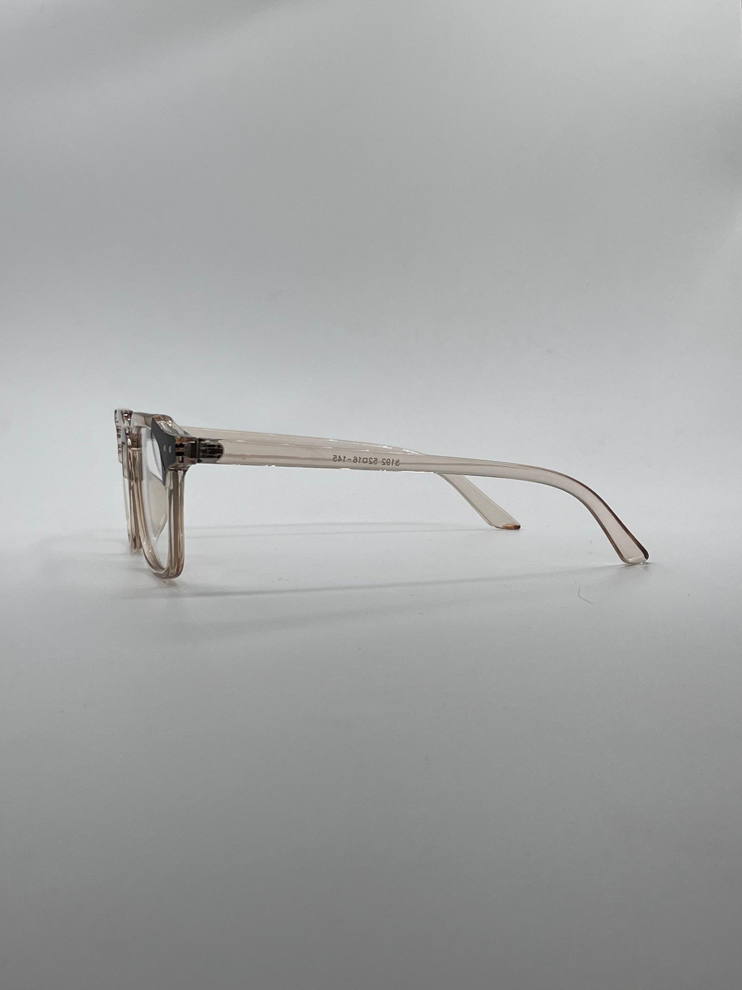 Acetate Translucent Golden Frame Men's Optics-282