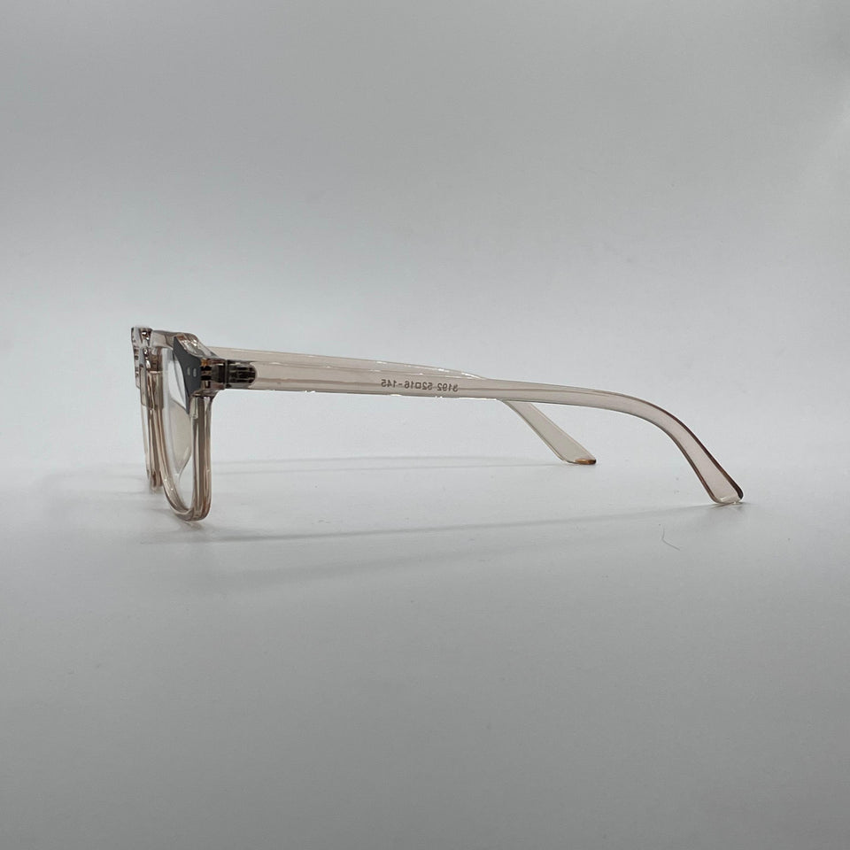 Acetate Translucent Golden Frame Men's Optics-282
