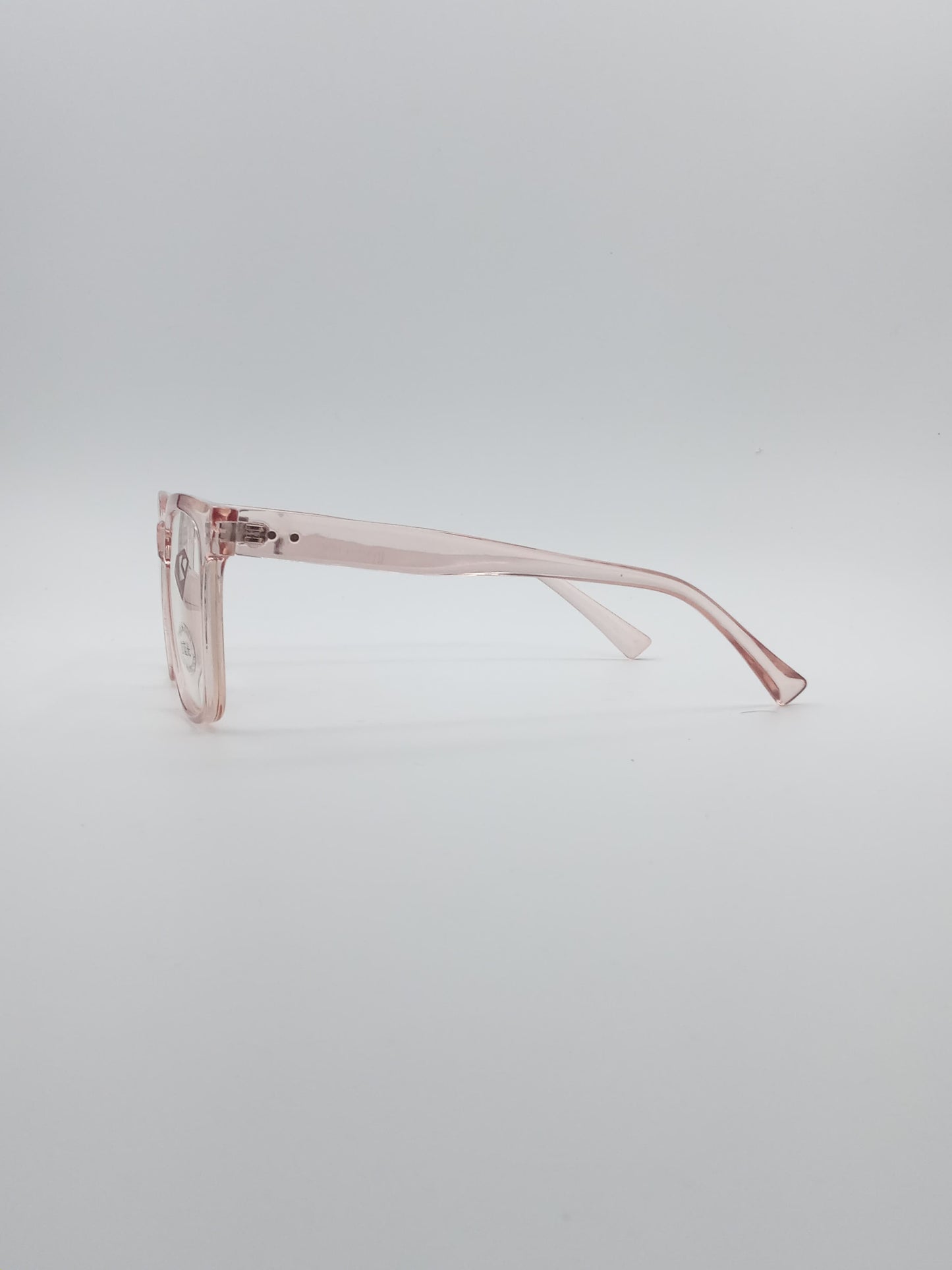 Acetate Translucent Pink Frame Unisex Optics-159