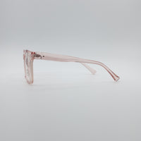 Acetate Translucent Pink Frame Unisex Optics-159