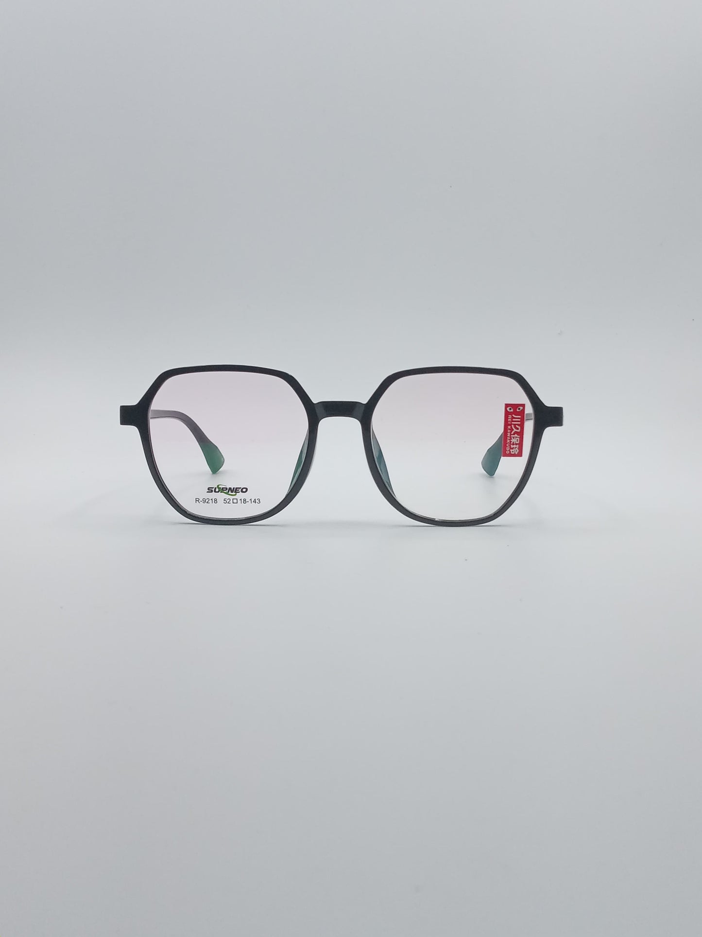 Soft Square Black Frame Unisex Optics-157