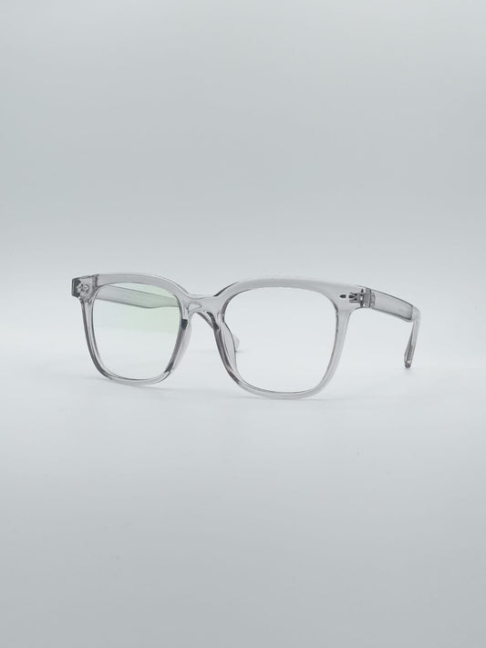 Acetate Grey Frame Unisex Optics-047