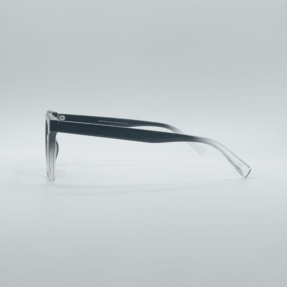 Acetate Black & White Frame Men's Optics-046