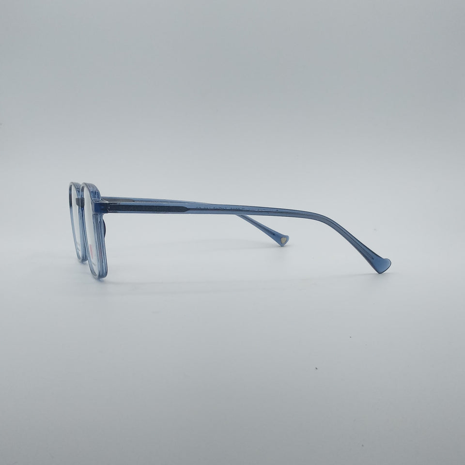 Soft Square Blue Frame Men's Optics-215