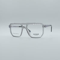 Geometrical Grey Frame Men's Optics-115