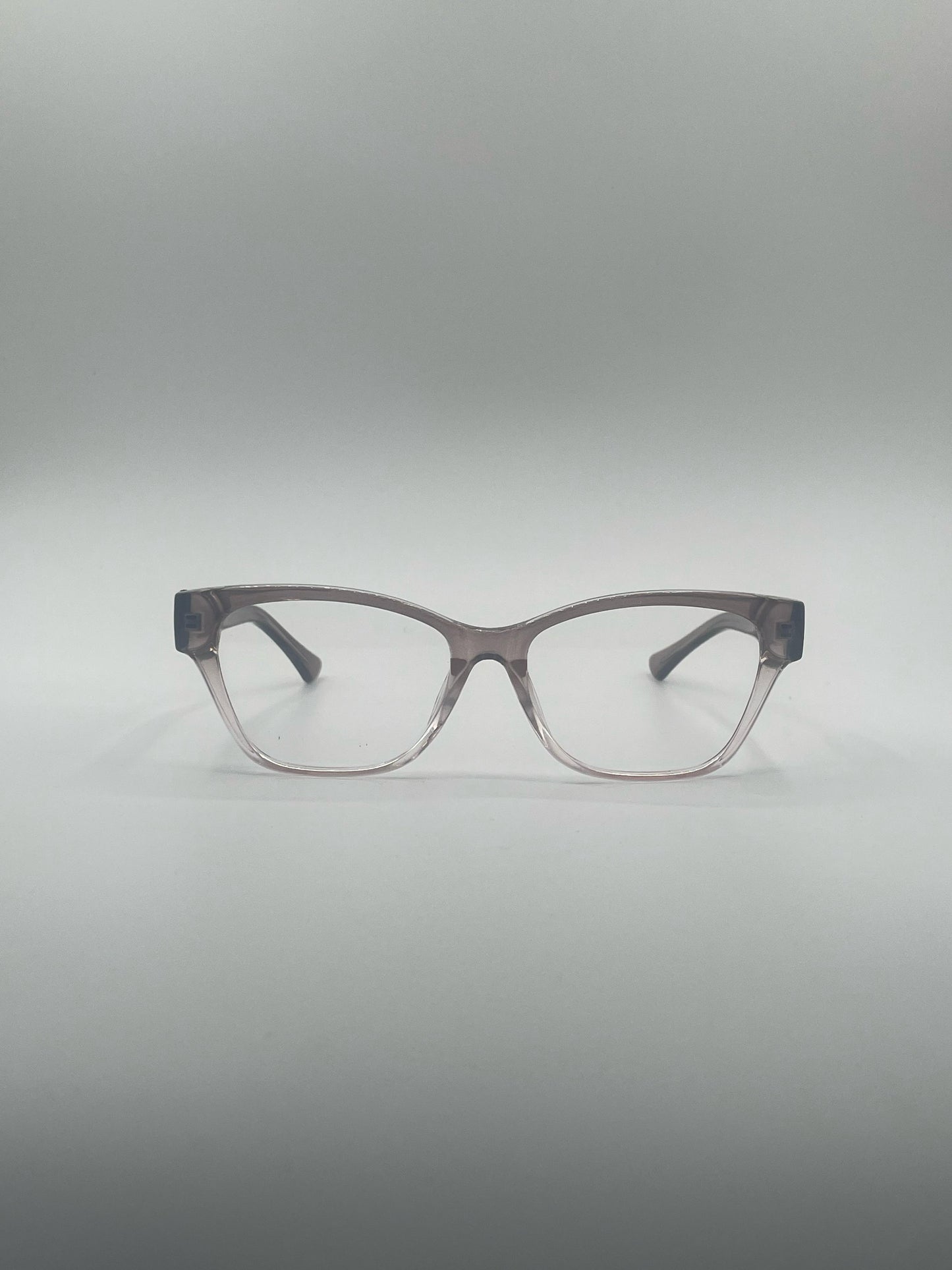 Cat Eye Grey Translucent Frame Women's Optics-380