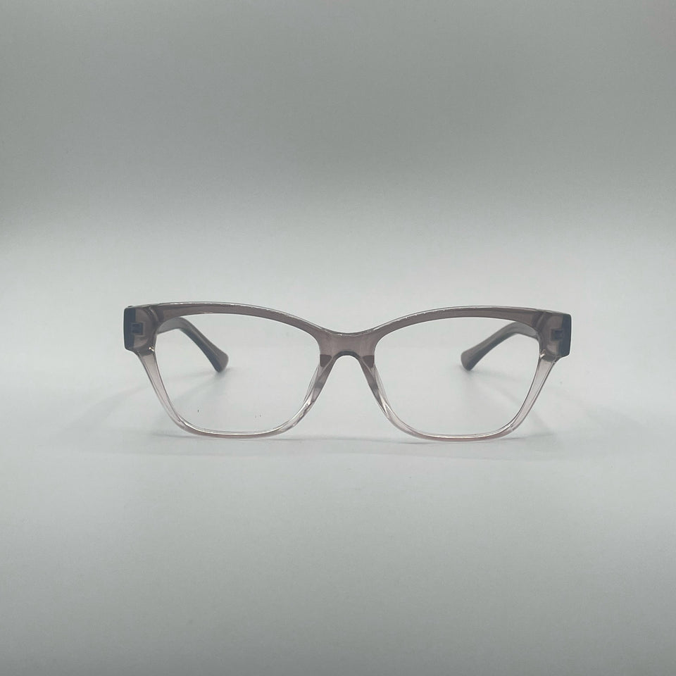 Cat Eye Grey Translucent Frame Women's Optics-380