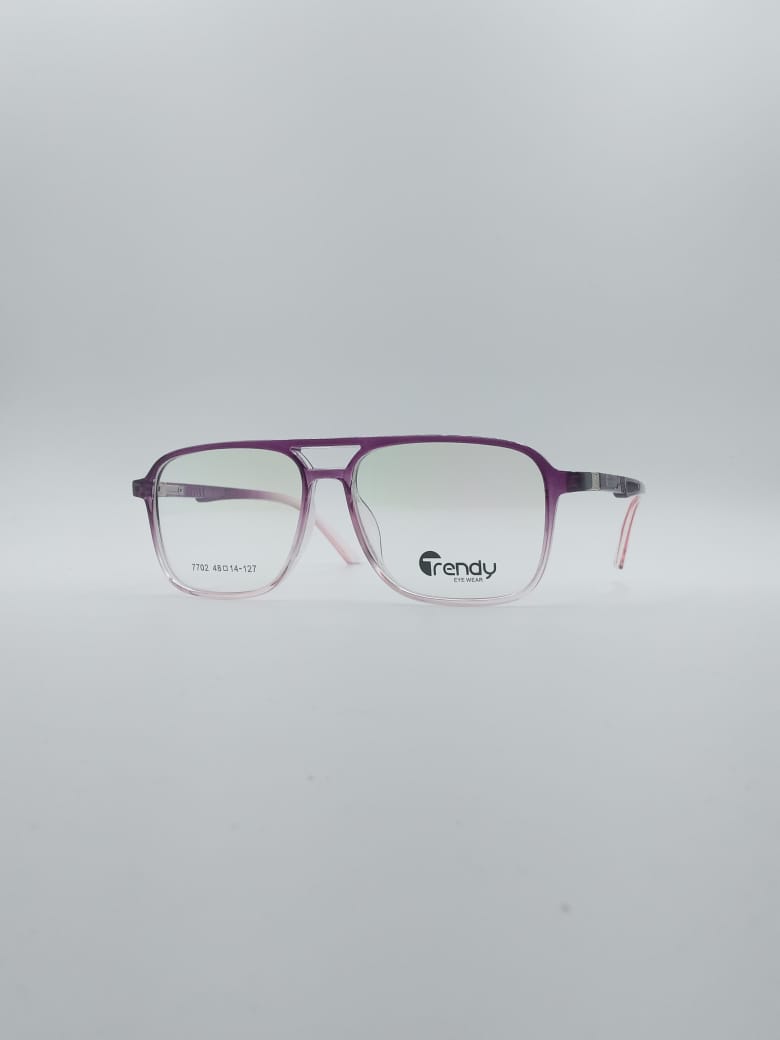 Aviator Pink & White Frame Kids Optics-131