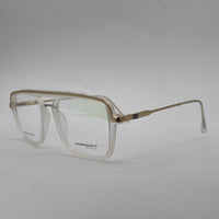 Matt white plastic square optics-468
