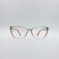 Cat Eye Grey & Orange Frame Women's Optics-057