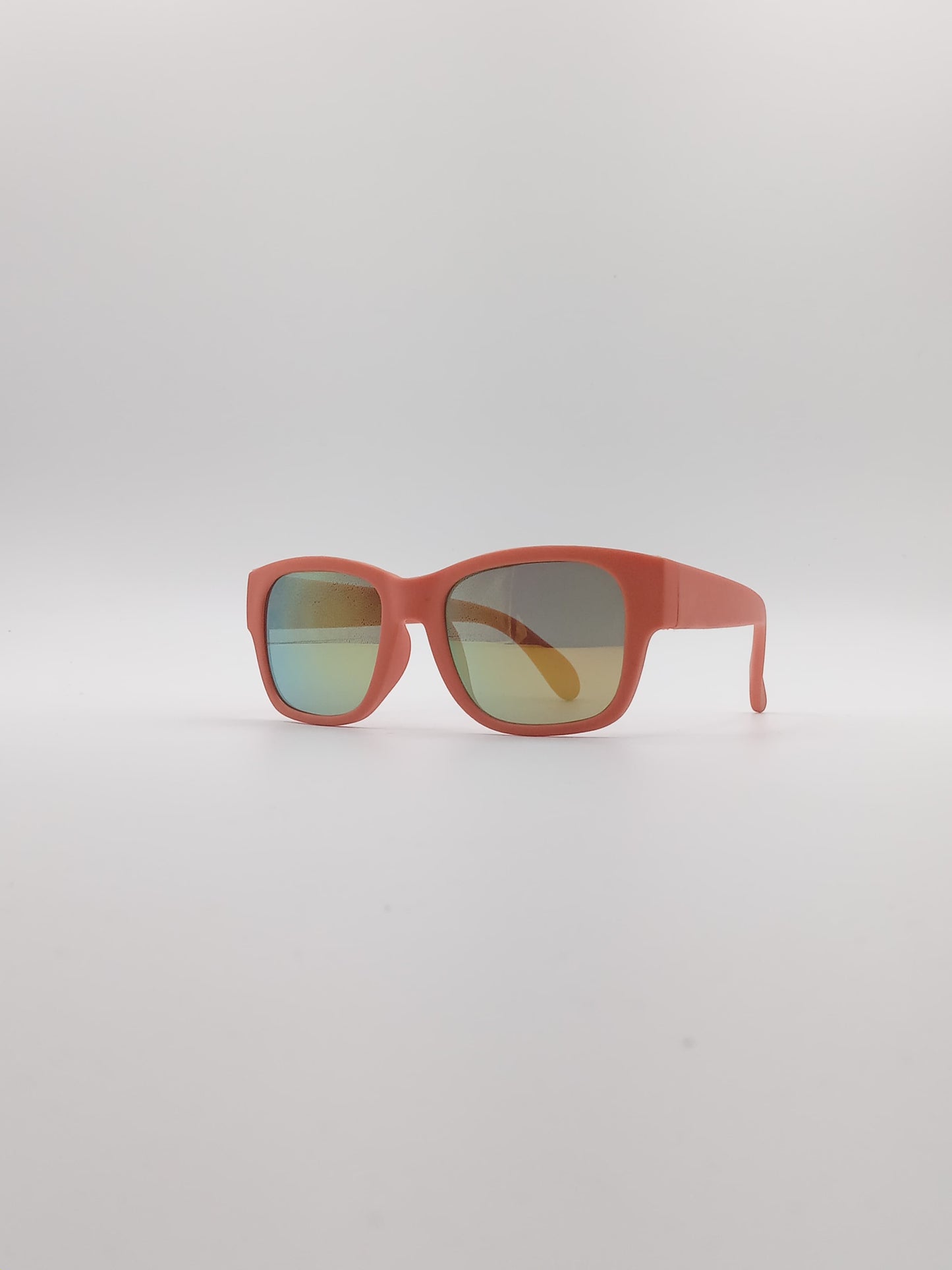 Acetate Orange Frame Kids Sunglasses-064