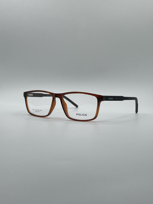 Acetate Brown Frame Men Optics-400