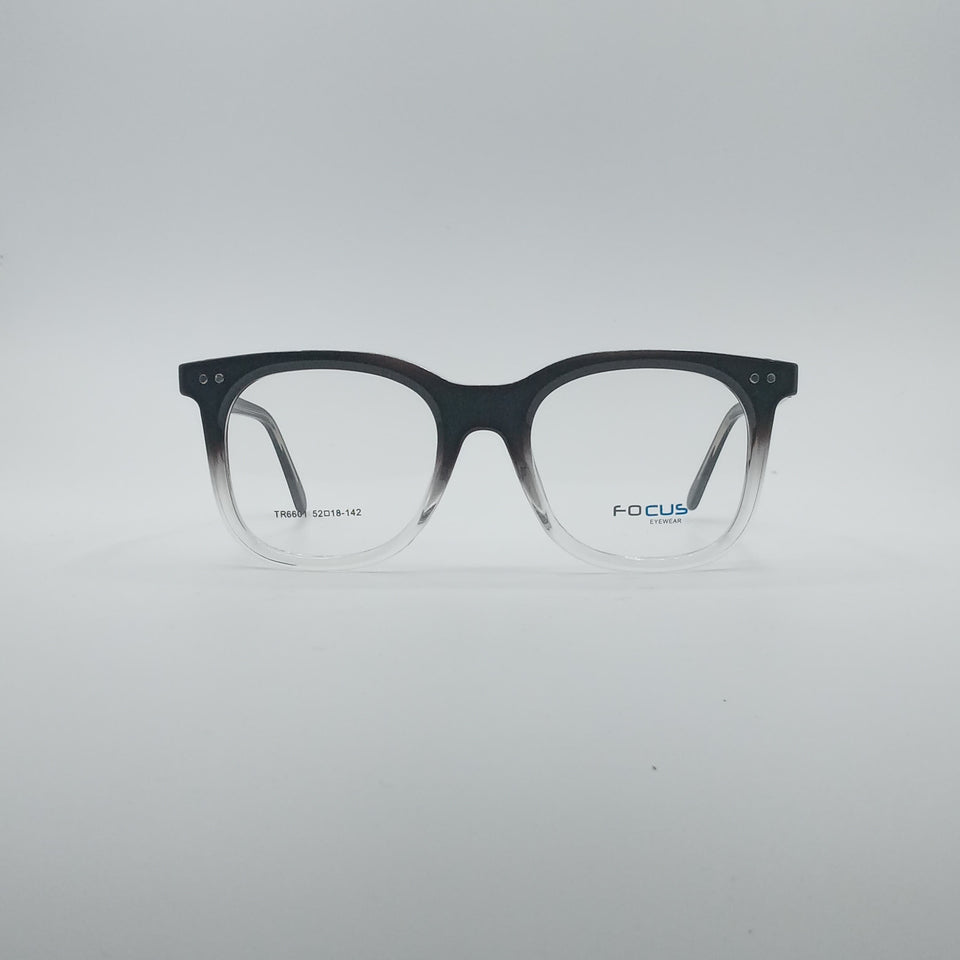 Acetate Black & White Frame Men's Optics-211