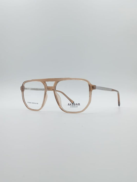 Geometrical Golden Frame Men's Optics-109