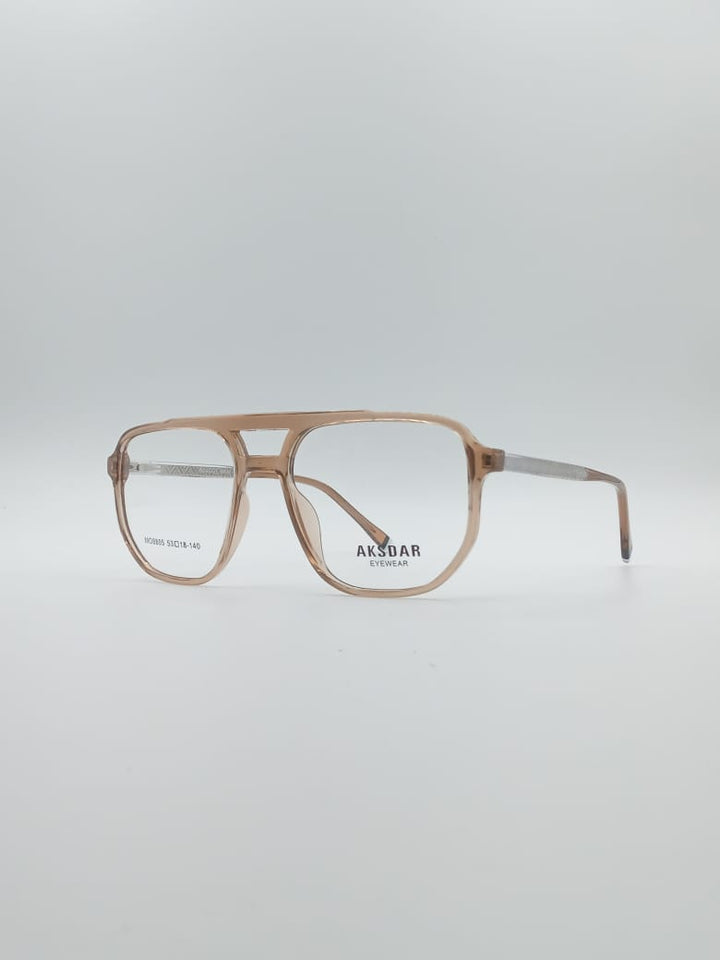 Geometrical Golden Frame Men's Optics-109