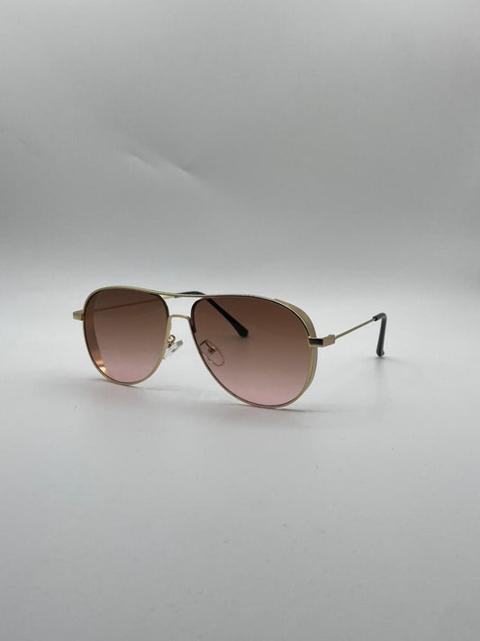 Aviator Golden Frame Sunglasses-134