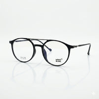 Circular Black Frame Optics-339