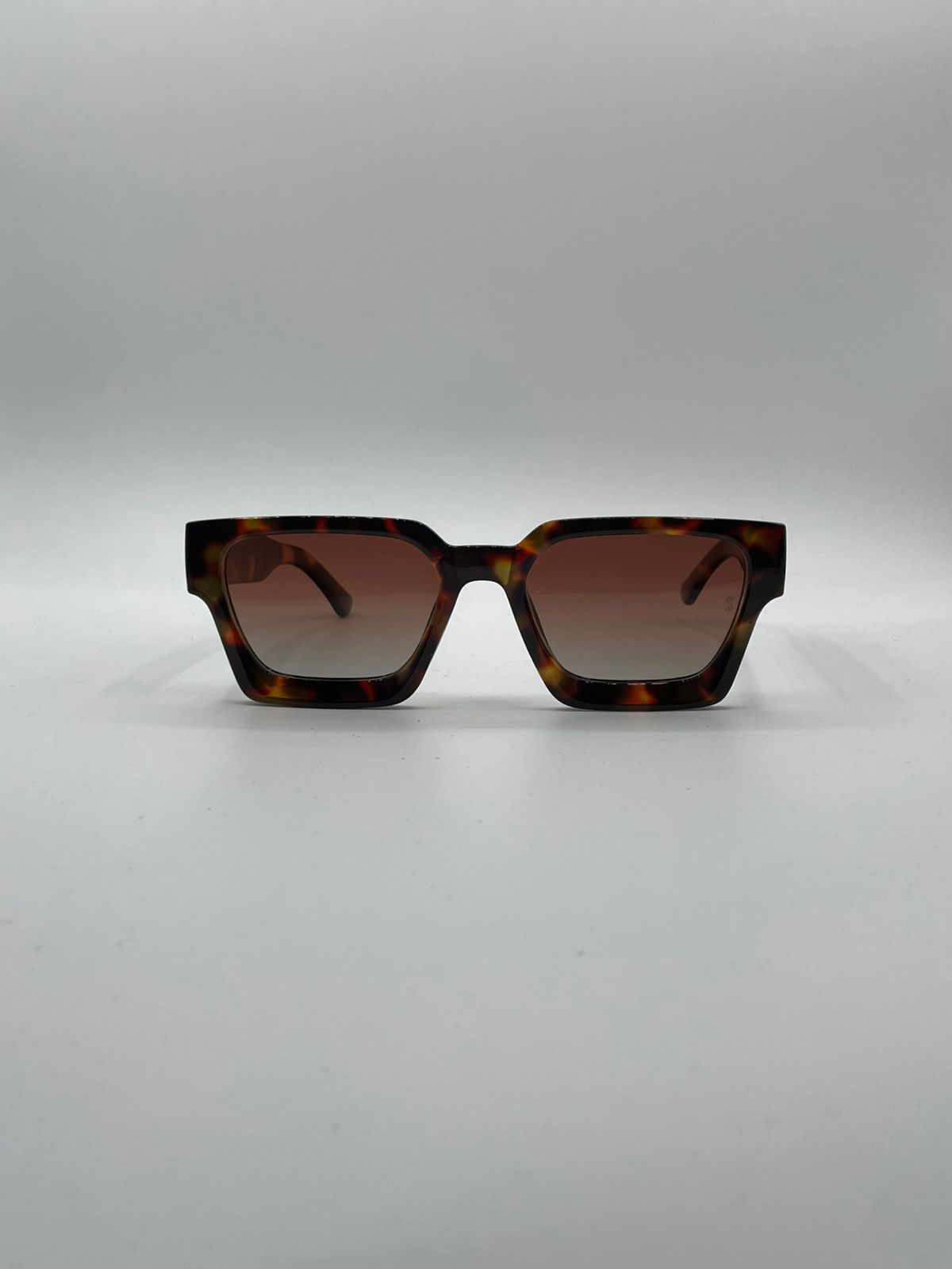 Acetate Tortoise Frame Sunglasses-166