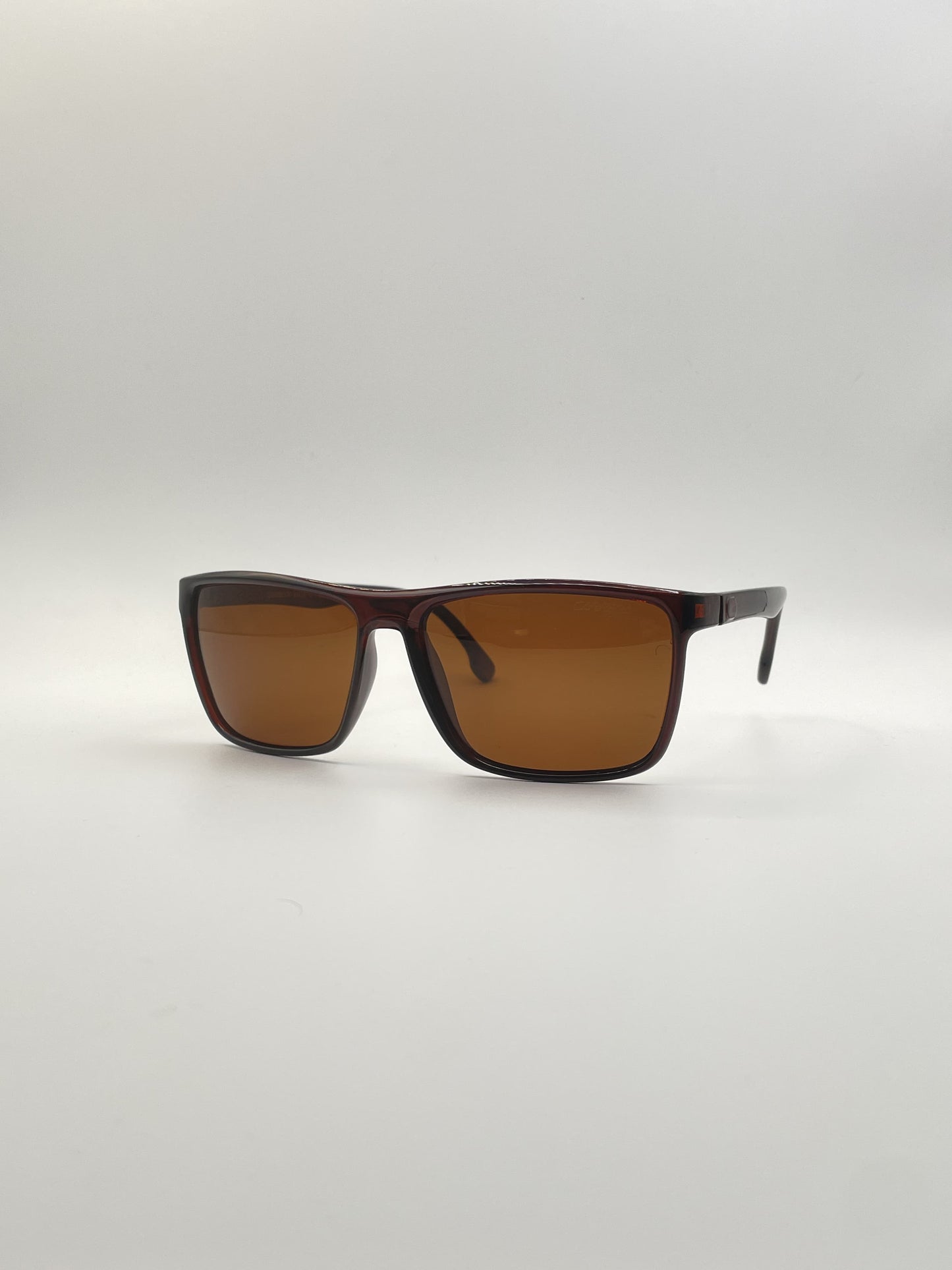 Acetate Red Frame Men's Sunglasses-106
