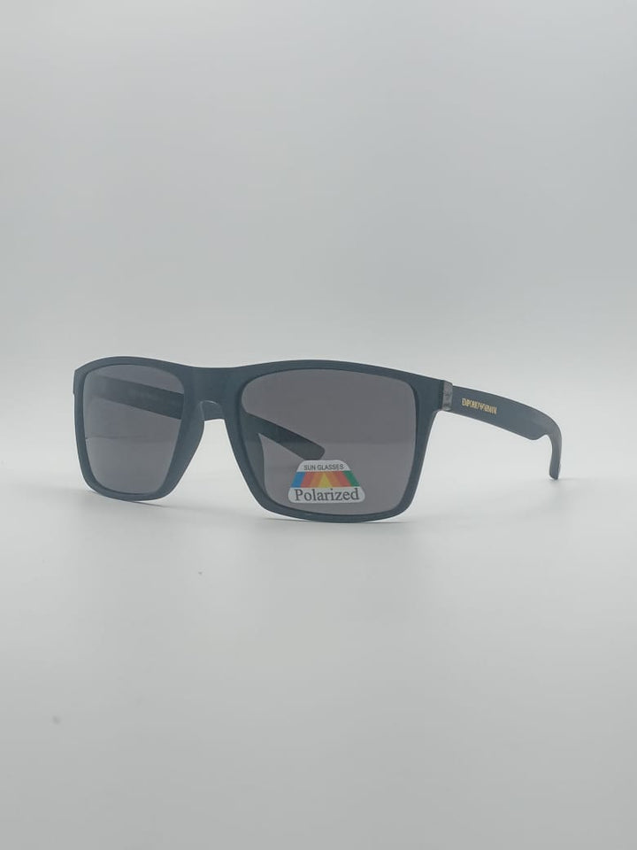 Acetate Black Frame Men's Sunglasses-036