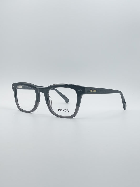 Acetate Black & Grey Frame Men's Optics-263