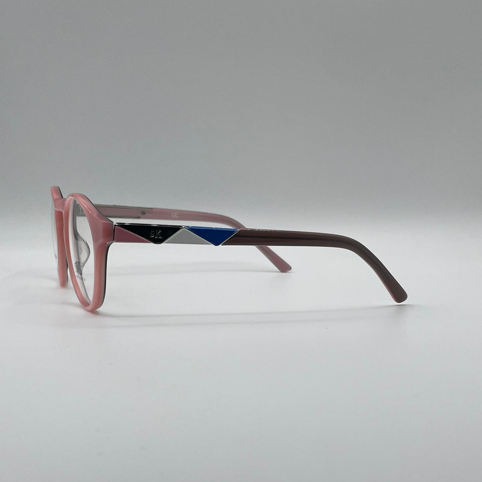 Circular pink Frame Unisex Optics-306